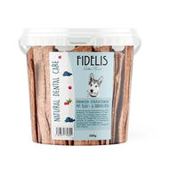 Produktbild von Happy Dog Zahnpflege-Snack Kaninchen und Rind Getreidefrei 500g