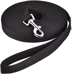 Happy Hachi Schleppleine aus Nylon für Hunde 20m Schwarz - 20 m – Bild 1 von 8