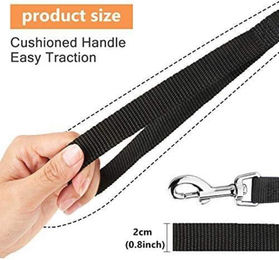 Happy Hachi Schleppleine für Hunde aus Nylon mit D-Karabiner 15m Schwarz – Bild 1 von 5