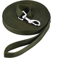 Produktbild von Happy Hachi Schleppleine für Hunde aus Nylon mit D-Karabiner 3m Grün - 3 m