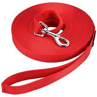 Produktbild von Happy Hachi Schleppleine für Hunde aus Nylon mit Griffpolster Rot 33m
