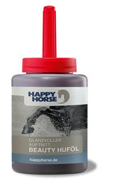 Happy Horse Beauty Huföl 450 ml zur Pflege von trockenen und brüchigen Pferdehufe mit Lorbeeröl, Lanolin und Aloe Vera – Bild 1 von 1