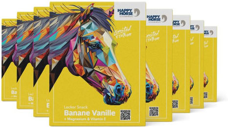 Happy Horse Pferde Leckerli Banane Vanille 8 x 800 g – Bild 1 von 1