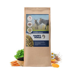 Happy Horse Sensitive Donkey's Choice Müsli für Esel, Mulis und Maulesel 14 kg getreidefrei und melassefrei mit hohem Rohfaseranteil zur Gewichtskontrolle und Verdauungsförderung – Bild 1 von 8