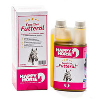 Produktbild von Happy Horse Sensitive Futteröl für Pferde 500 ml zur Unterstützung von Haut und Fell sowie des Immunsystems
