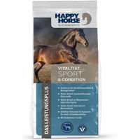Produktbild von Happy Horse Sport & Condition Ergänzungsfutter für Pferde zur Unterstützung von Muskelaufbau und Gelenken 1000g