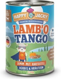HAPPY JACKY Hund Nassfutter Monoprotein Lamm und Kartoffel Sensitive 12x410 g – Bild 1 von 2