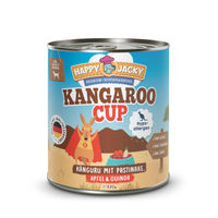 Produktbild von HAPPY JACKY Mono Hund Nassfutter Känguru mit Pastinake Apfel und Quinoa getreidefrei 6x820g - 6 x 820 g