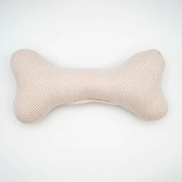 Produktbild von HAPPY JACKY Stoffspielzeug für Hunde in Knochenform aus Plüsch in Creme