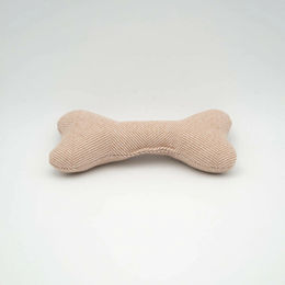 Produktbild von HAPPY JACKY Stoffspielzeug für Hunde in Knochenform beige