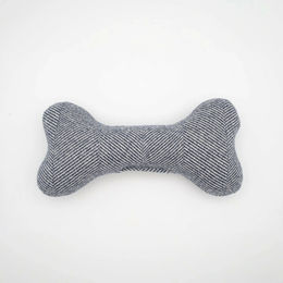 Produktbild von HAPPY JACKY Stoffspielzeug für Hunde in Knochenform grau