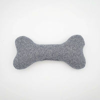 Produktbild von HAPPY JACKY Stoffspielzeug für Hunde in Knochenform grau