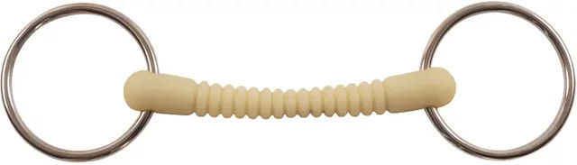 Produktbild von Happy Mouth Gebiss für Pferde aus Edelstahl in Gold oder Beige