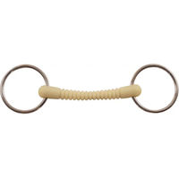 Produktbild von Happy Mouth Gebiss für Pferde aus Edelstahl in Gold oder Beige