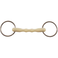 Produktbild von Happy Mouth Gebiss für Pferde aus Edelstahl in Gold oder Beige