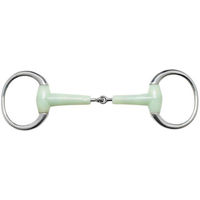 Produktbild von Happy Mouth Gebiss Olivenkopf Flexi aus Kunststoff transparent
