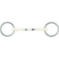 Produktbild von Happy Mouth HB-6801 Doppelt gebrochenes Gebiss für Pferde in Silber