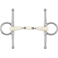 Produktbild von Happy Mouth Nadelgebiss für Pferde aus Edelstahl in Silber und Weiß