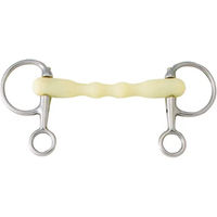 Produktbild von Happy Mouth Nadelgebiss für Pferde aus Edelstahl in Weiß und Beige