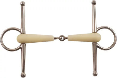 Produktbild von Happy Mouth Nadelgebiss für Pferde in Gold und Beige