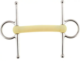 Happy Mouth Nadelgebiss für Pferde in Gold und Beige – Bild 1 von 1