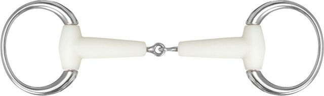 Happy Mouth Olivenkopfgebiss aus Kunststoff und Edelstahl 20 mm Weiß – Bild 1 von 1