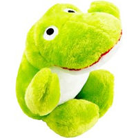 Produktbild von Happy Pet Big Buddie Fritz the Frog XXL Plüschspielzeug für Hunde in Grün