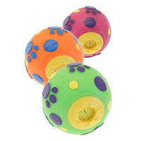 Produktbild von Happy Pet The Vinyl Collection Hundespielzeug Lachender Leckerli-Ball aus Kunststoff für alle Größen