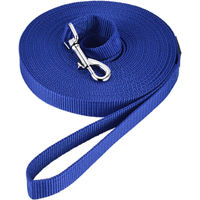 Produktbild von HAPPY Schleppleine aus Nylon für Hunde wasserabweisend Blau - 20 m