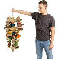 Produktbild von HappyBird Giant Bam Tower Intelligenzspielzeug für Papageien aus Javaholz - 1 Stk.