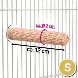 HappyBird Manu Relax Perch S essbare Sitzstange aus Mineralstein für Papageien – Bild 1 von 13
