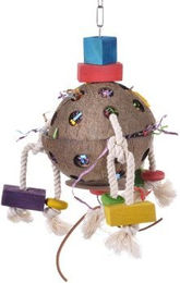 HappyBird Papageienspielzeug Coconut Fun aus Kokosnuss für Papageien – Bild 1 von 10