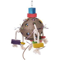 Produktbild von HappyBird Papageienspielzeug Coconut Fun aus Kokosnuss für Papageien