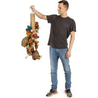 Produktbild von HappyBird Schredderspielzeug Gigant Coco Foraging Intelligenzspielzeug aus Holz für Papageien - 6200 g