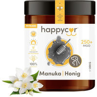 Produktbild von happycor Manuka Honig MGO 250+ Haut-Fell-Supplement für Hunde Katzen und Pferde 200g
