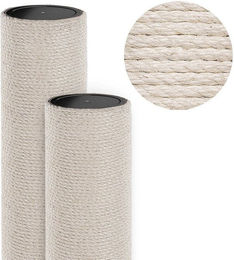 Happypet Ersatzstamm für Kratzbaum aus Sisal in Beige mit M10 Gewinde und Ø 18 cm Durchmesser – Bild 1 von 4