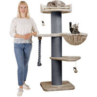 Produktbild von Happypet Kratzbaum Cooper für Katzen mit Spielseil und Spielball in 150 cm Höhe