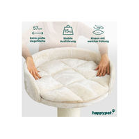 Produktbild von Happypet Kratzbaum Freddy für Katzen 150 cm in Beige mit Spielseil und Spielball