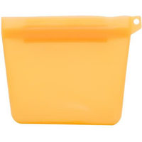 Produktbild von Happypilot Silikon Futterbeutel für Hunde und Katzen wasserdicht Orange