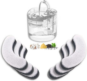 HAPUP Aktivkohlefilter Ersatzfilter für Katzenbrunnen 6er Pack – Bild 1 von 1