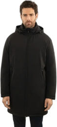 Harcour Robertol Langer Herren Winterparka wasserdicht Schwarz Größe S – Bild 1 von 1