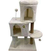 Produktbild von HARDIN Katzen Kratzbaum mit Sisal in Beige, 60 x 40 x 100 cm
