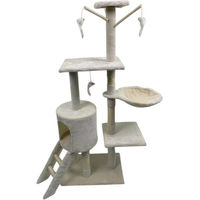 Produktbild von Hardin Kratzbaum für Katzen aus Holz in Beige und Grau 50 x 35 x 131 cm