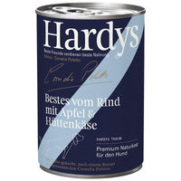 Produktbild von Hardys Hundefutter Bestes vom Rind mit Apfel und Hüttenkäse 6x400g