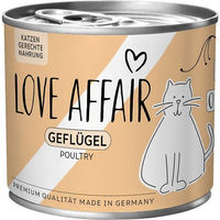 Produktbild von Hardys Love Affair Geflügel Hundefutter 6x200g