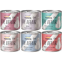 Produktbild von Hardys Love Affair Getreidefreies Nassfutter Mixpaket 6x200g/185g ohne Zucker und Konservierungsstoffe