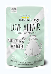 Produktbild von Hardys Love Affair Hundefutter Huhn und Fasan getreidefrei 12x100g
