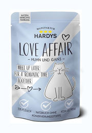 Produktbild von Hardys Love Affair Hundefutter Huhn und Gans getreidefrei 24x100g