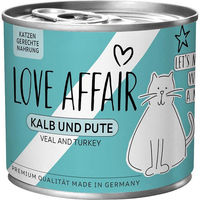 Produktbild von Hardys Love Affair Hundefutter Kalb und Pute 6x200g getreidefrei