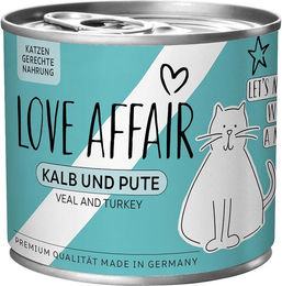 Produktbild von Hardys Love Affair Hundefutter Kalb und Pute getreidefrei 12x200g